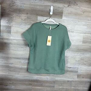 Dokotoo Sage Green Women's Short Sleeve Top